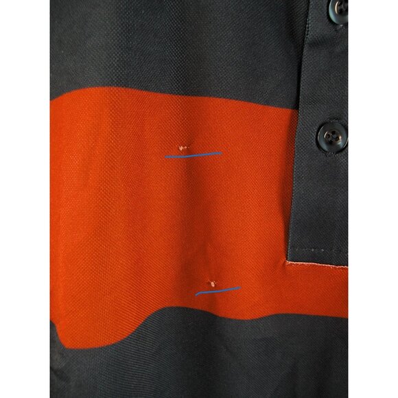 Moheen Blue Men's Short Sleeve Polo Shirt Moisture Wicking Performance Dry Fit G - Picture 3 of 6